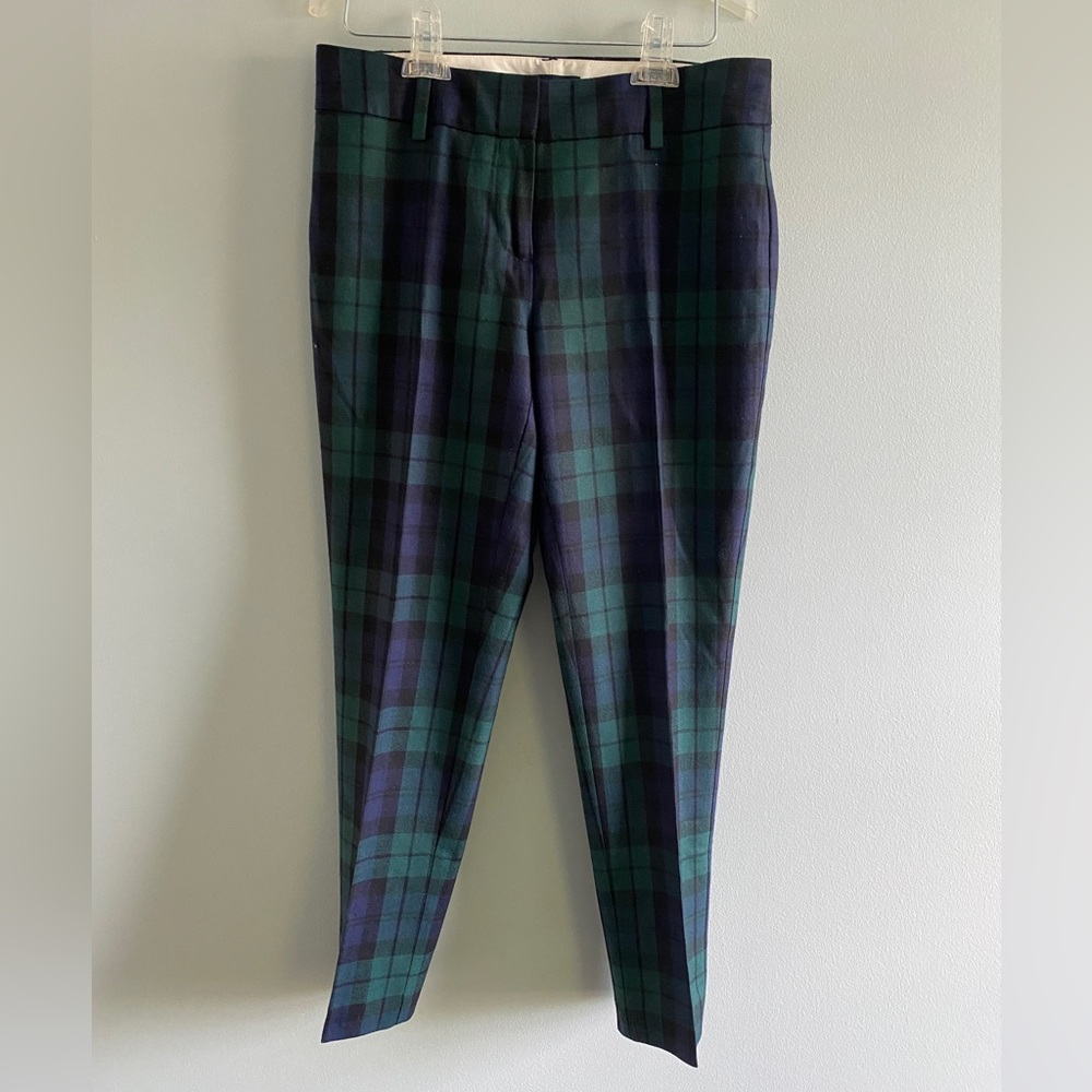 Lands End plaid suit pants